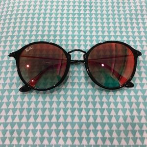 Ray-Band Round Flash Lenses Sunglasses